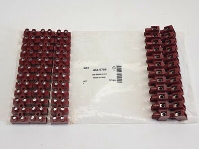 5 x RS Pro 12 Way 41A 6mm2 Terminal Block - Screw Down Terminals 464-9766