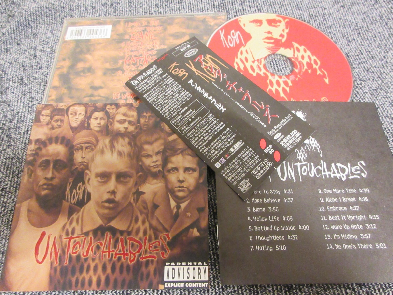 KORN / untouchables /JAPAN LTD CD OBI | eBay