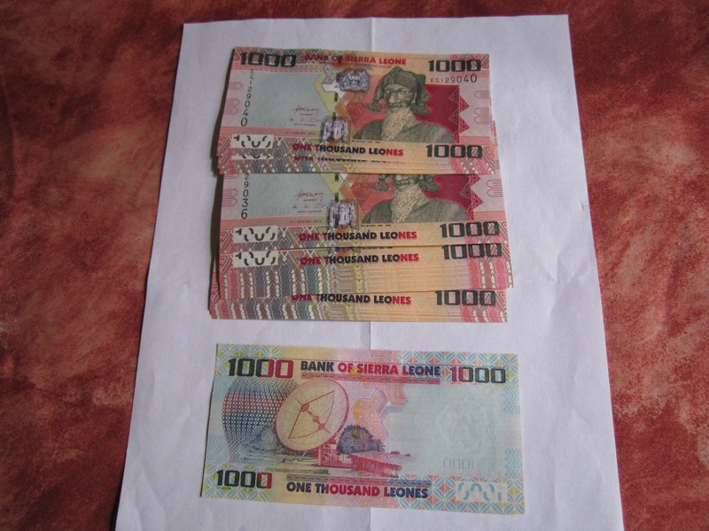1 Billet Sierra Leone  1000 Leones 2013 Neuf  