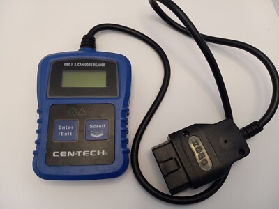 CEN-TECH OBD II & CAN Code Reader: Read & Clear Diagnostic Trouble Codes USED