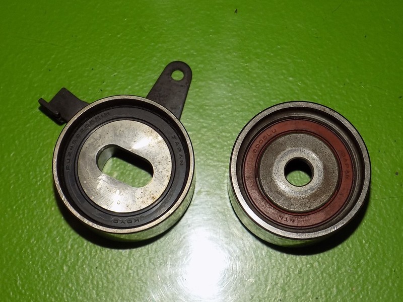 90 91 92 93 Miata OEM B61P timing belt tensioner pulley gears 1.6