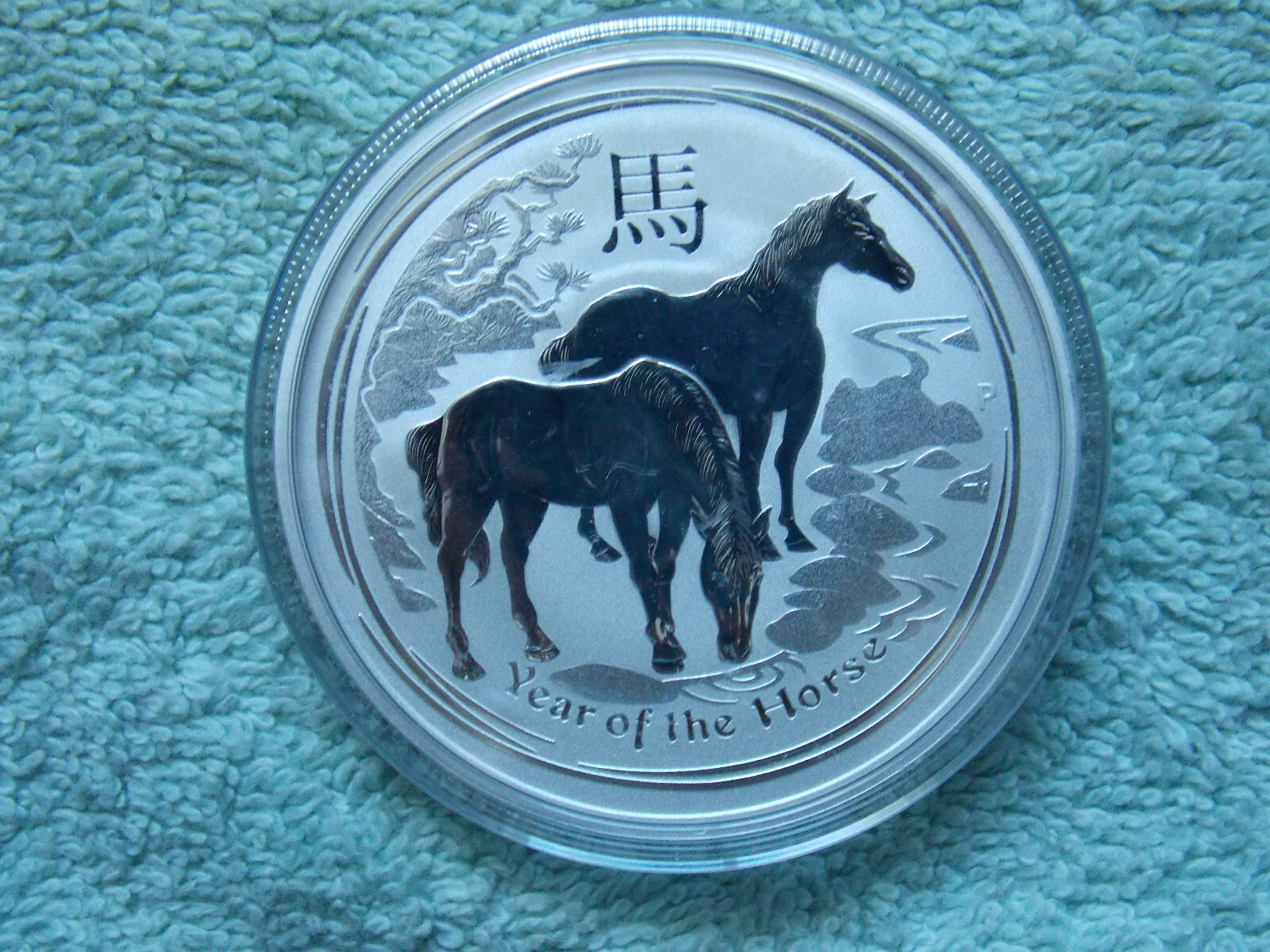 ブルー11月23日以降オス2メス10 2014 Australian Silver Lunar II HORSE 2 OZ BU | eBay