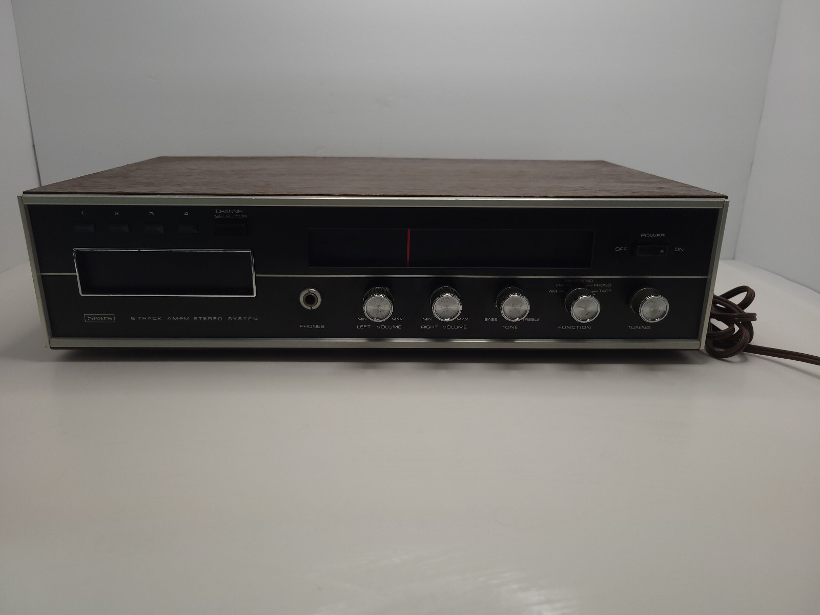 【dallafone】1960's Sears Pink and Ivory 1964 Silvertone Model 5039 Vacuum Tube AM