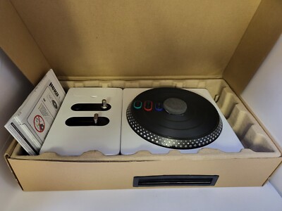 NEW White DJ Hero Wireless Turntable Controller for PS2 & PS3 (NO Dongle)