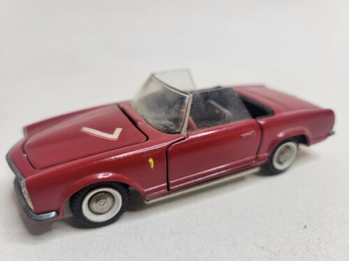 Tekno Mercedes Benz 230 SL Red Vintage 1964 Denmark Patent Tekno Mercedes Benz 230 SL Red Vintage 1964 Denmark Patent