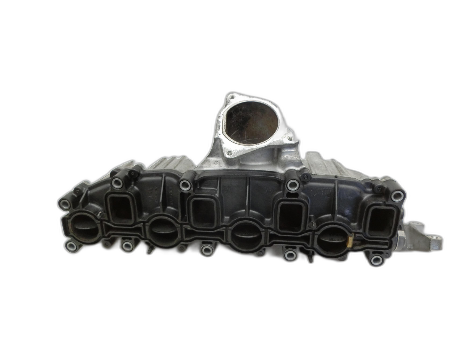 Audi A3 8P qu 08-13 TDI 2,0 103KW CBAB Ansaugbrücke Ansaugkrümmer m. Drallklappen  - Bild 1