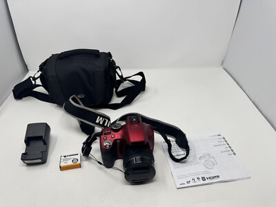 Fujifilm Finepix SL300 - Red - Works great with Case & 64GB