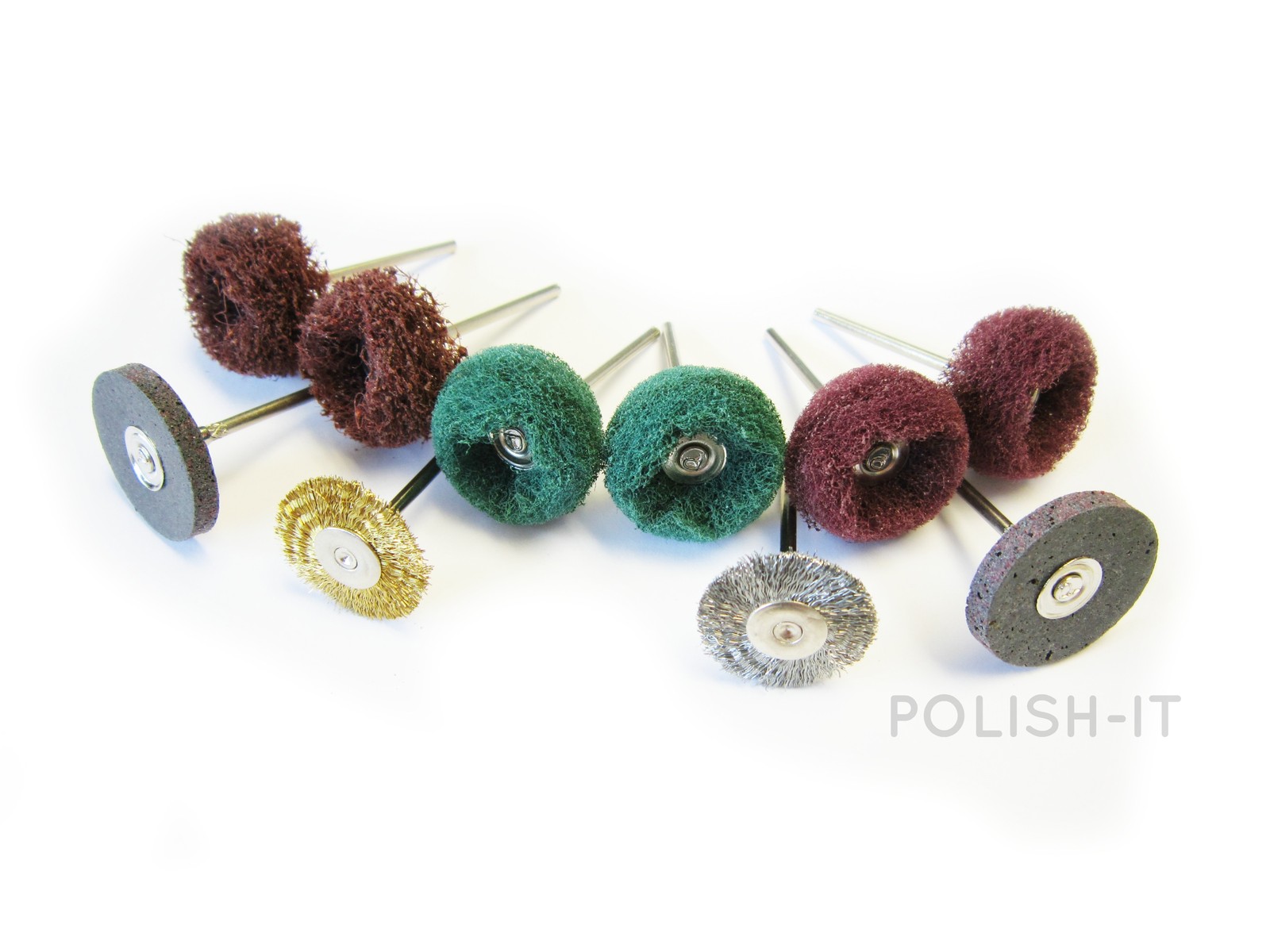 DREMEL PREPOLISHING KIT 47 FOR ALL METAL perfect MATT finish for steel