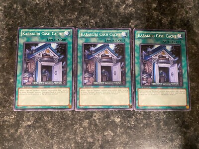 3X Karakuri Cash Cache STOR-EN052 - Yugioh Yu-Gi-Oh! Playset 1st Edition