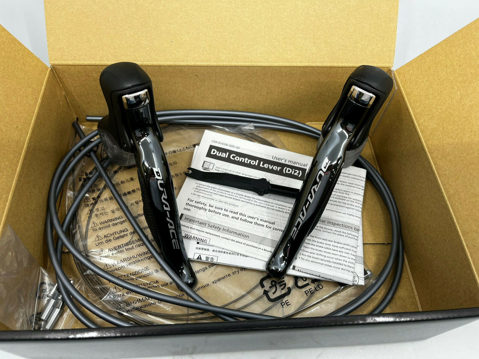 Shimano シマノ Dura ace Di2 sti 9070 シマノ SHIMANO デュラエース DURA-ACE ST-9070 2×11速 FD-9070