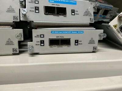 J9731A HP 2920 2-Ports 10-GbE SFP+ Switch Expansion Module