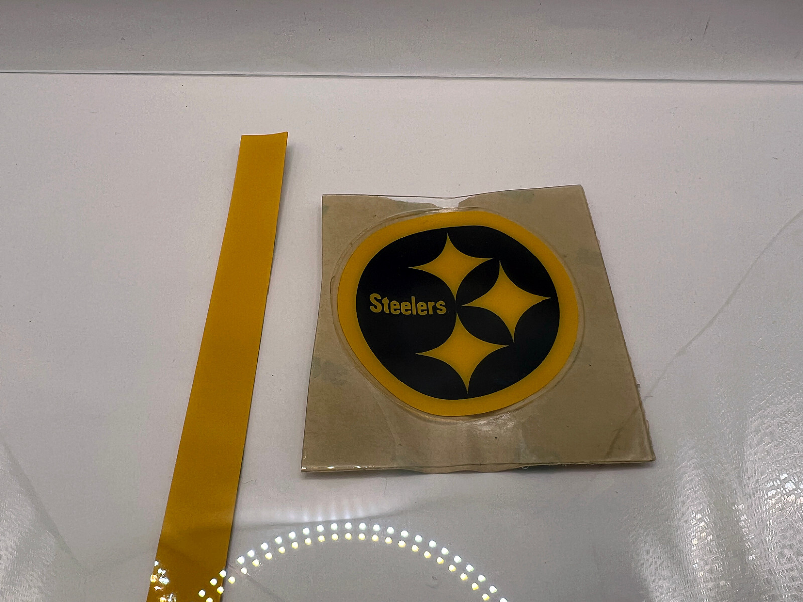 PITTSBURGH STEELERS Custom Mini Football Helmet 3M Sticker Decal Set Stripe e