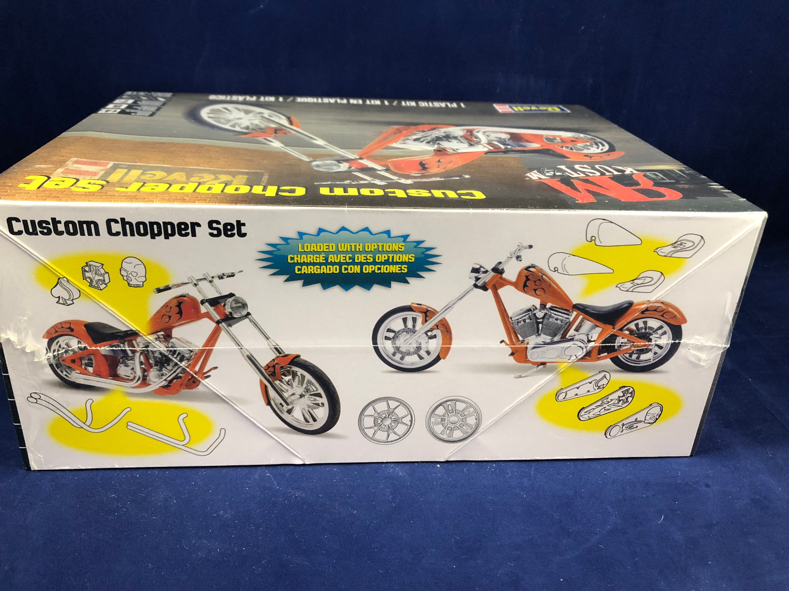 Revell Custom Chopper Set 1:12 Scale Model Kit 85-7324 New in Box Ships Free