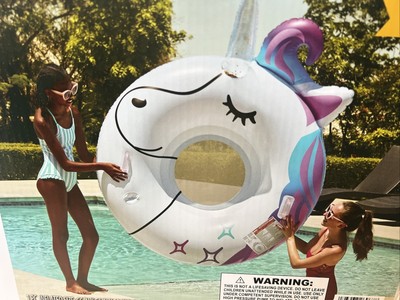 Members Mark Oversized Inflatable Unicorn Pool Float NEW