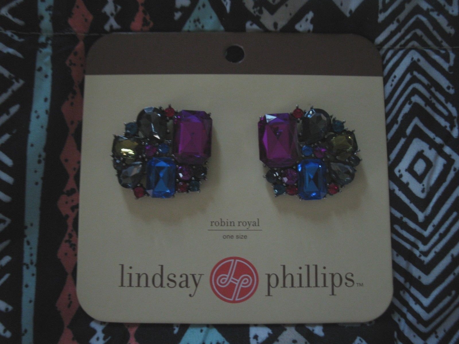 Lindsay Phillips Pair of Robin Royal Shoe Snaps - Last One & Rare!    NIP