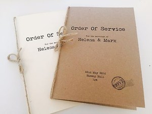 Rustic Order Of Service 4