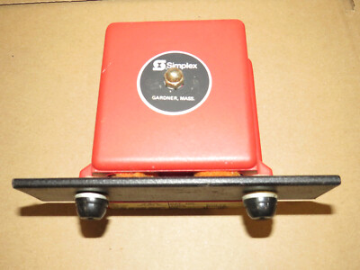 SIMPLEX 2902-9207 VIBRATING ALARM BELL W CHIME VINTAGE