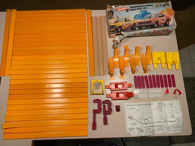 Vtg 2 Sets 1969 Hot Wheels Mongoose & Snake Drag Race Almost Complete WOW!
