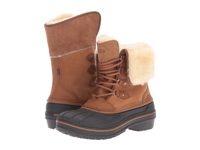 crocs shearling boot