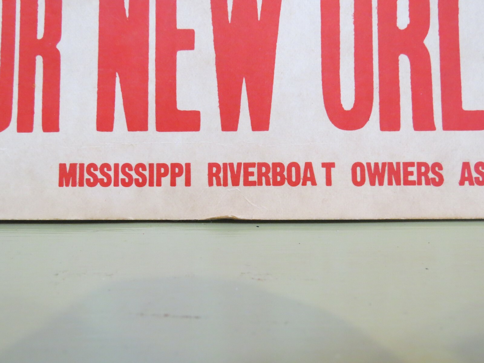 Antique Ephemera Original Old Card Stock “Gamblers and Fancy Women” Mississippi