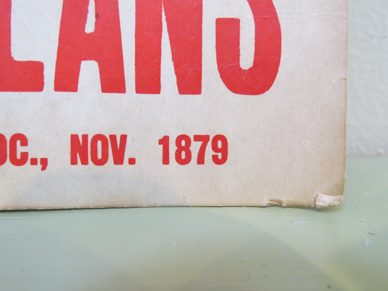 Antique Ephemera Original Old Card Stock “Gamblers and Fancy Women” Mississippi