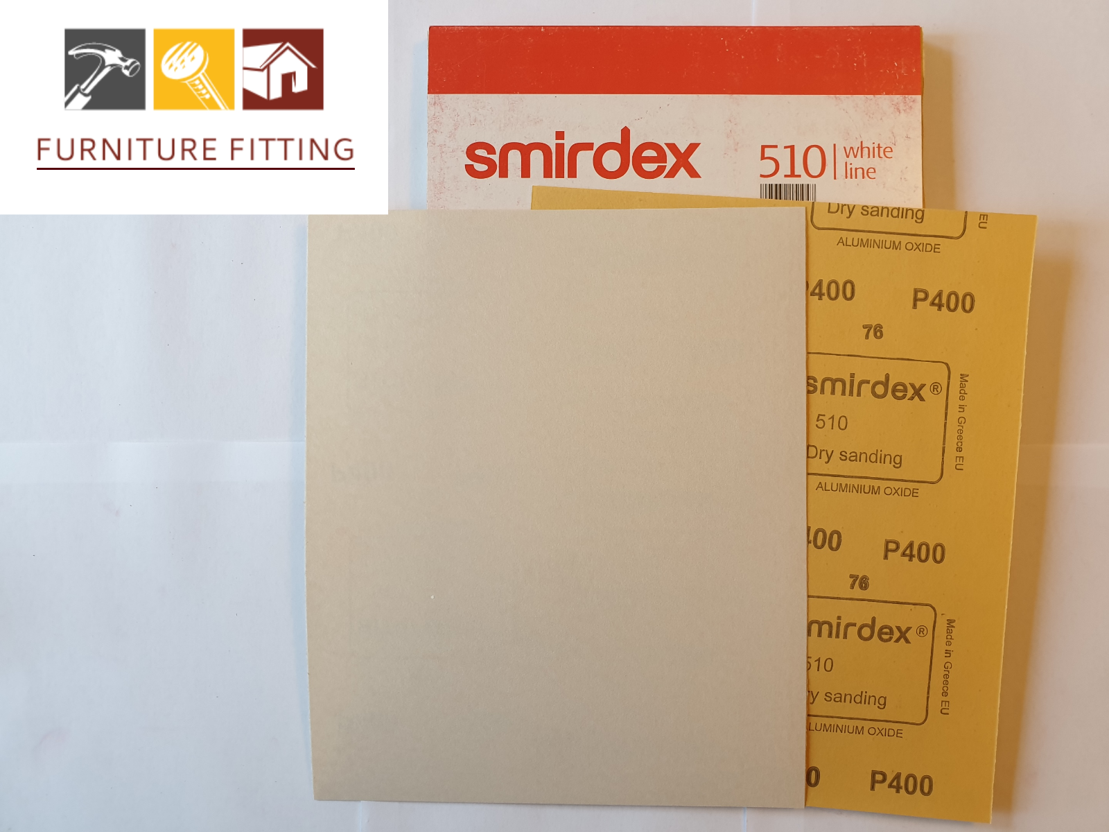 DRY SANDING PAPER SHEETS P 40-P 400 GRIT SMIRDEX  Mixed Grids**