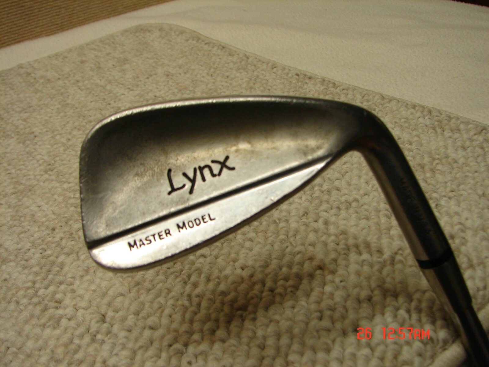 Lynx Master Model #8 Iron Stainless Steel Men's Right Hand