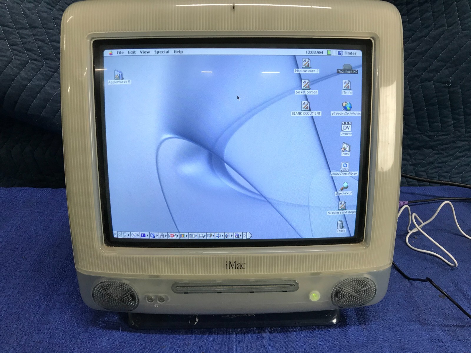iMac G3/400MHz グレープ Apple iMac PowerPC G3 Graphite 400MHz - Great Condition with