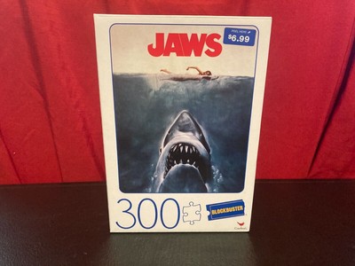 Jaws Movie Poster 300 Piece Puzzle Blockbuster Video Retro 80'S Shark VHS Baby!