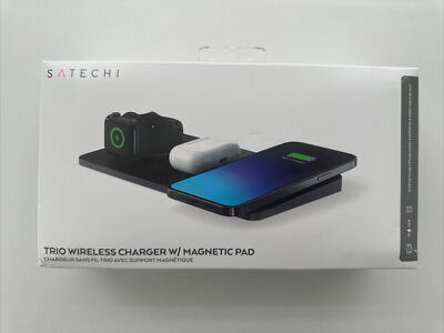 SATECHI Trio Wireless Charger With Magnetic Pad
