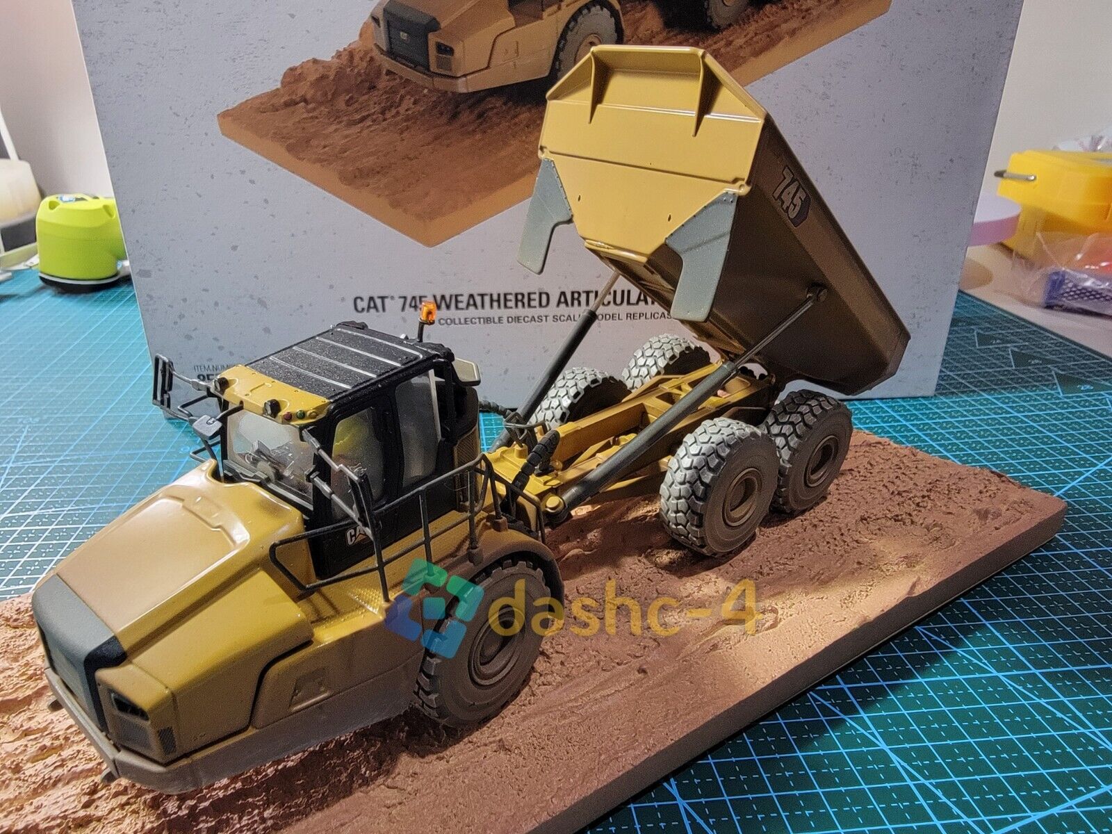 Caterpillar Cat 745 Weathered Articulated Truck 1/50 By Caterpillar Cat 745 Weathered Articulated Truck 1/50 By