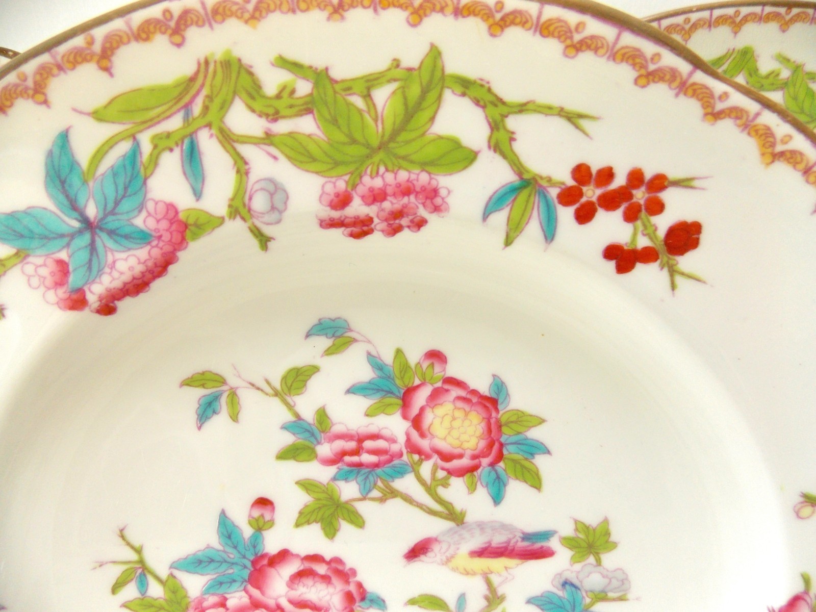 FOUR ANTIQUE VICTORIAN MINTON CUCKOO 9.5