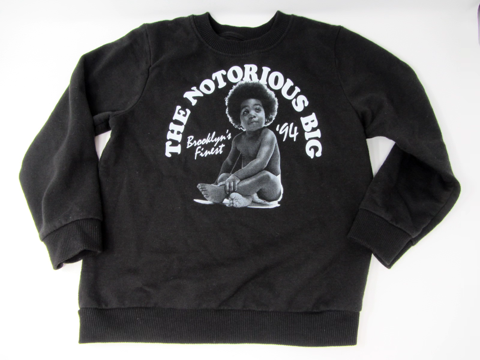 5T The Notorious BIG Biggie Smalls Black Sweatshirt Rap Hip