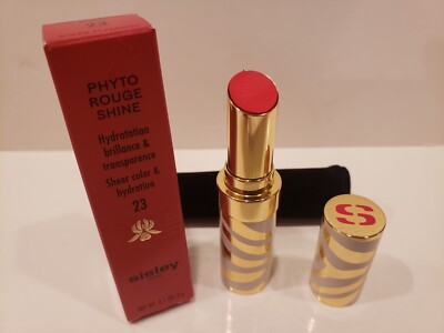 Sisley ~ Phyto Rouge Shine Sheer Color & Hydration~#23 Sheer Flamingo ~0.1oz~NIB