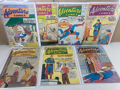 Adventure 262-270 (miss.2bks) SET Solid! Superboy 1959-1960 DC Comics (s 13834)