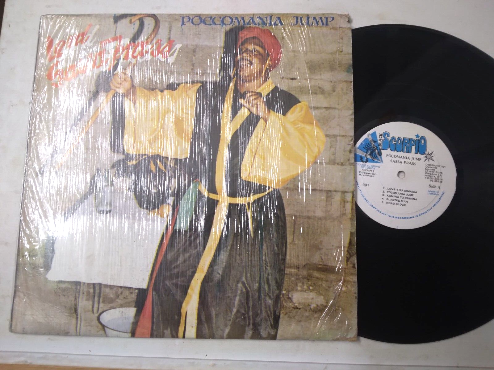 ジャマイカLP Lord Sassafrass Poccomania Jump BSLP101 Black Scorpio /00250 Lord Sassa Frass ‎– Poccomania Jump - Vinyl LP 1985 | eBay