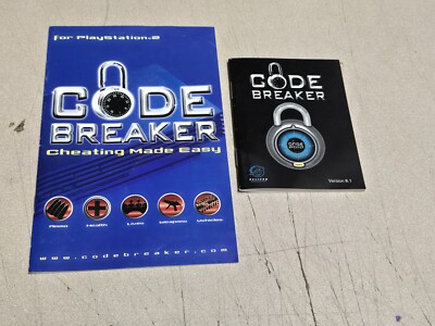 Sony PlayStation 2 PS2 PELICAN VERSION CODE BREAKER 8.1 *MANUALS ONLY*