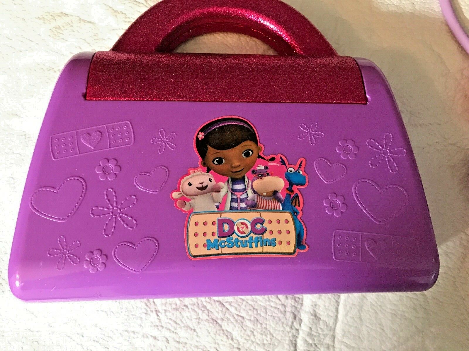 Doc Mcstuffins Toys Doctor Bag Mobile Stethoscope, Lambie, Mobile 8 piece lot