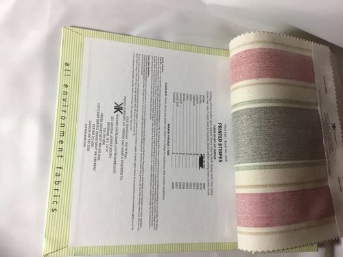Kravet soleil ~Fabric Swatches Sample Book Library Printed Stripes book #5618