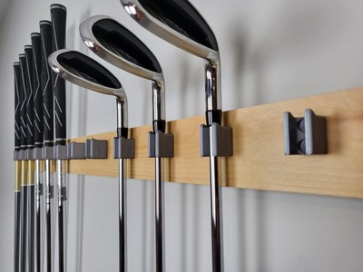 [] Golf Club Organize Holder Wall Display Wall Hanger Rack Mount [15 Holder