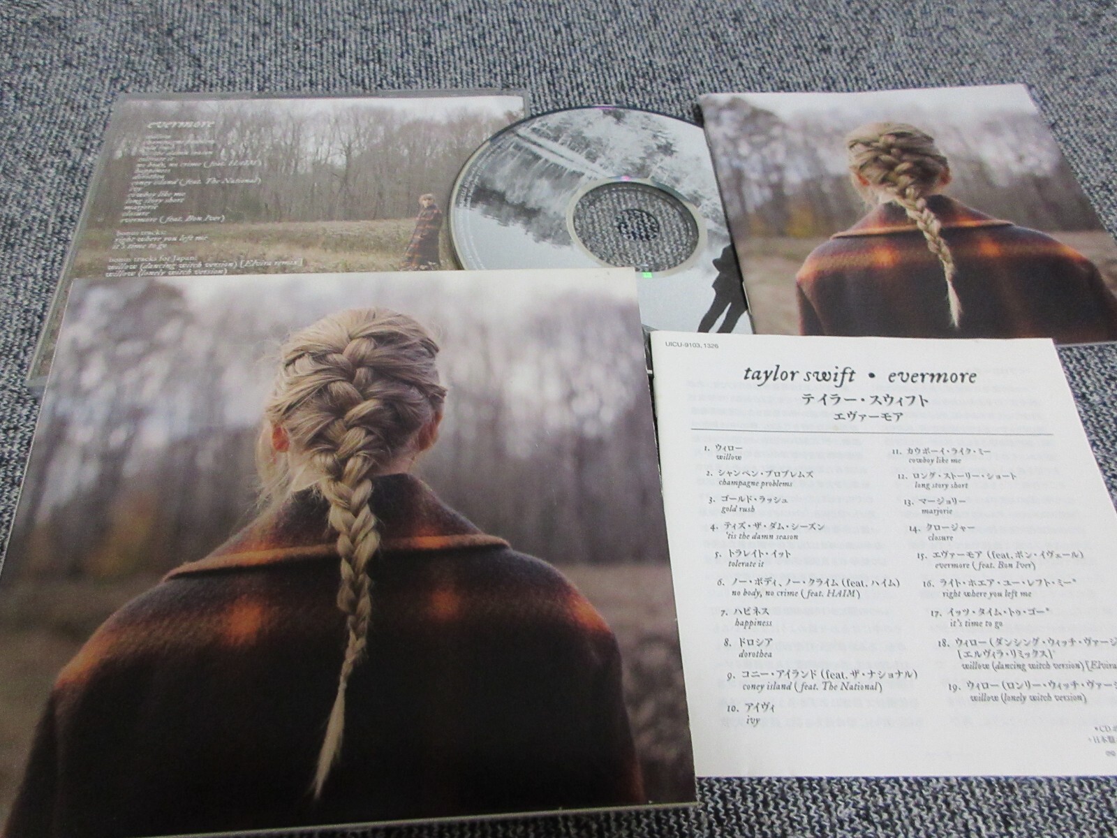 TAYLOR SWIFT / Evermore Deluxe Edition / JAPAN LTD CD