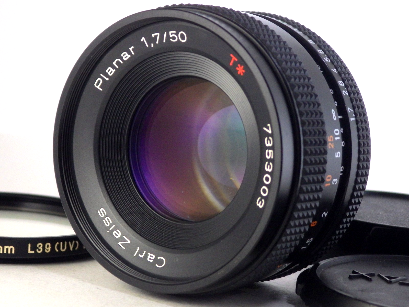 【ポコちゃん】CONTAX Carl Zeiss Planar 50mm CONTAX Carl Zeiss Planar 50mm f1.7 MMJ MF Lens Standard SLR