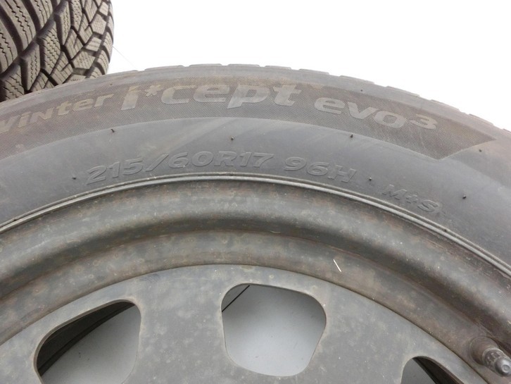 Jeep Compass MK49 10-14 4 x Kompletträder Stahlfelge Winterreifen 215/60R17 5X114.3 Jeep Compass MK49 10-14... Vorschau 5