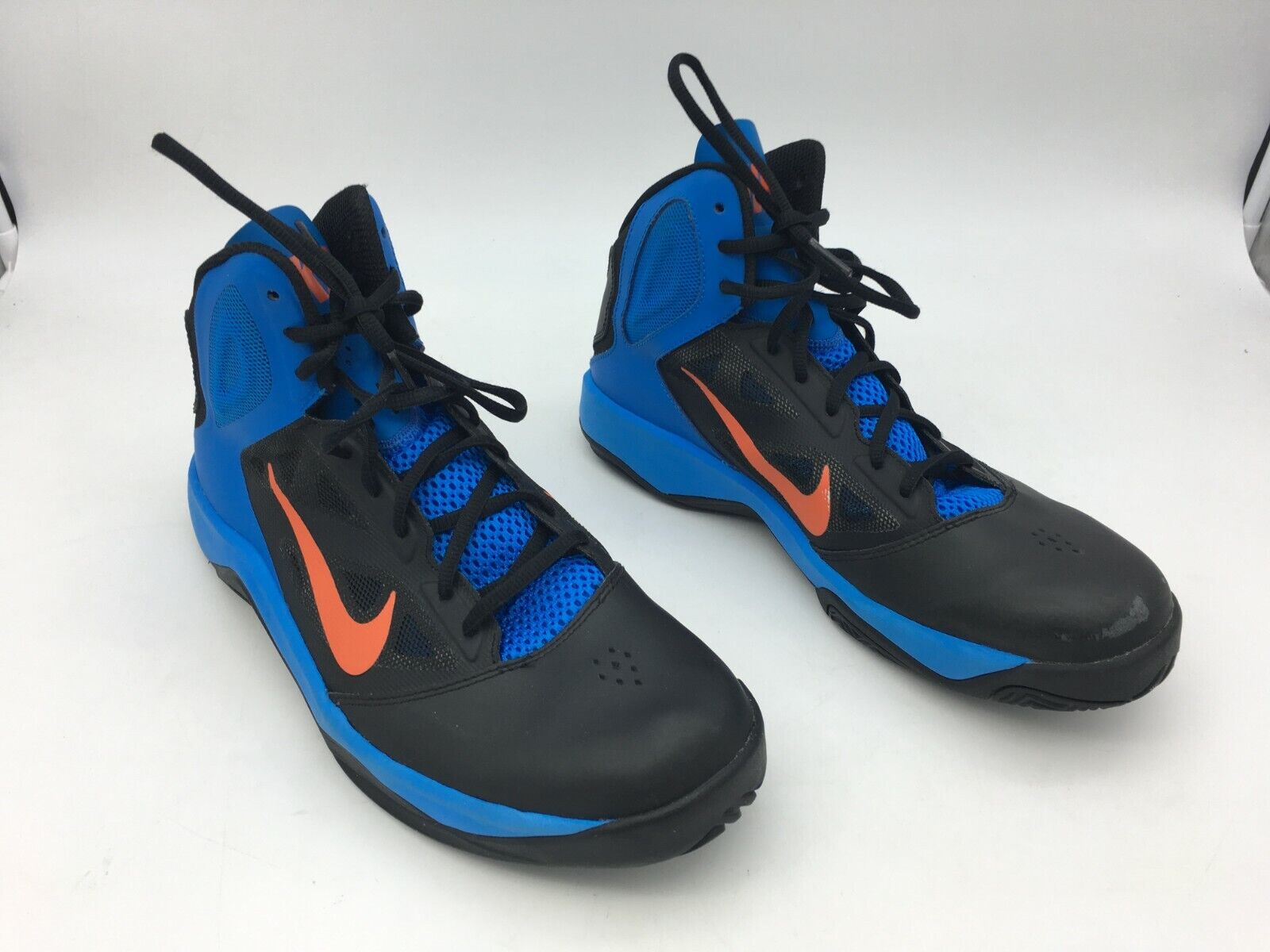 Nike Dual Fusion BB II Men's Size 9 Shoes Black Blue Nike Dual Fusion BB II Men's Size 9 Shoes Black Blue