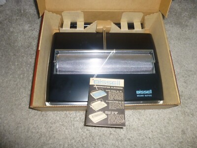 Vntg NIB Bissell Speedmaster Grand Rapids Black & Chrome Model 30 Carpet Sweeper