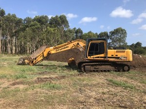 Hyundai r210 экскаватор