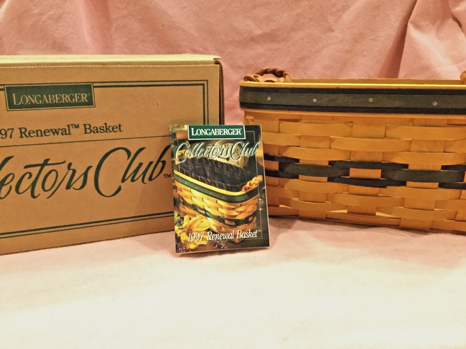 ロンガバーガー♪1997年製 LONGABERGER 1997 Large Basket with original separator | eBay