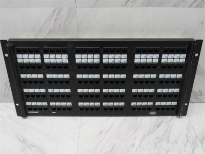 Hubbell Speedgain c5e+ Cat5e 2U 120 Port Patch Panel P5E120B19E 
