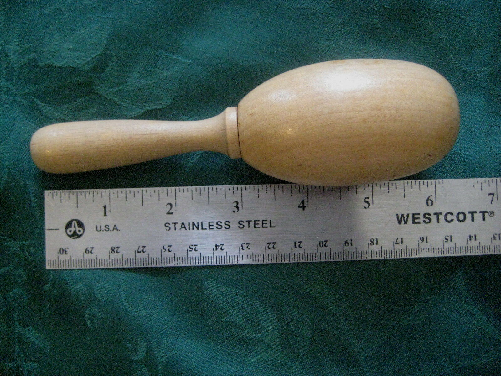 DARNING EGG vintage wood handle for socks 6