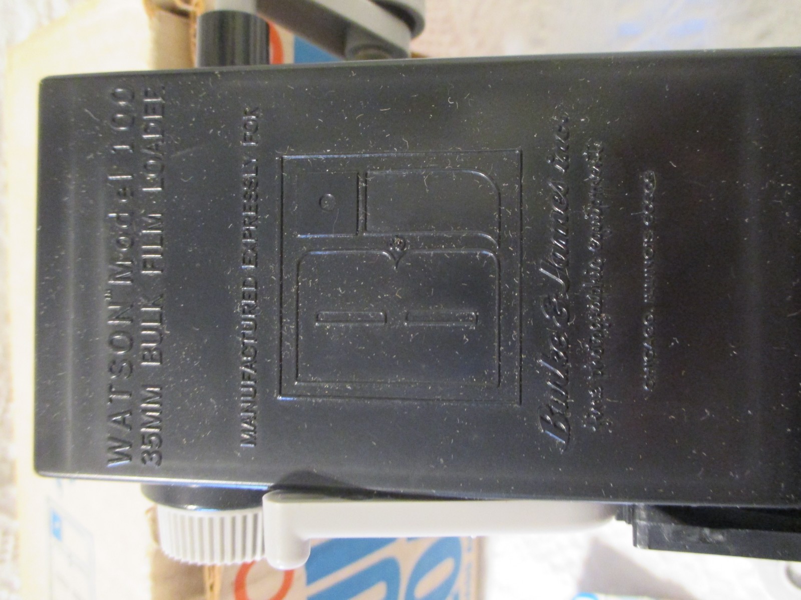 Watson Model 100 Bulk 35mm Film Loader Burke & James Inc Pfefer Products